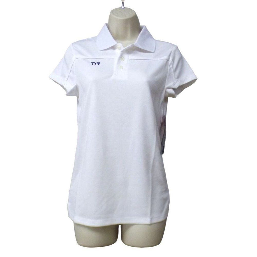 TYR ALLIANCE FEMALE TECH POLO, White, L